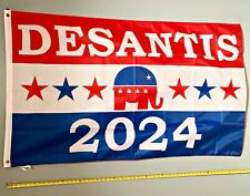 RON DESANTIS FLAG *FREE SHIP USA SELLER Republican Trump 2024 USA Sign 3x5' picture
