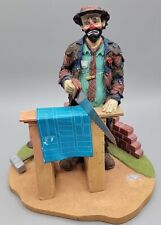 Rare Emmett Kelly 1991 Man At Work Figurine Limited Edition Estate Authorized  picture
