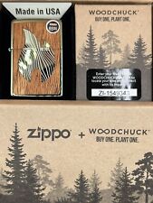 2022 Woodchuck Large Flame 49057 High Polish Teal Zippo Lighter NEW picture