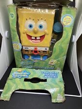 SpongeBob SquarePants CD Player and Karaoke Machine Rare - box is beat READ picture