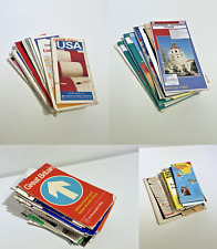 Vintage Maps & Travel Brochures 70's-80's-90's USA Australia Britain | See Pics picture