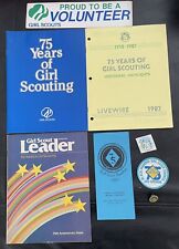 1987 Vintage 75th ANNIVERSARY Birthday GIRL SCOUT BOOKLETS picture