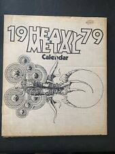 HEAVY METAL Calendar from 1979 / STILL IN THE ORIGINAL NEW UNOPENED picture