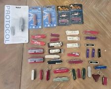 Estate Lot Of 40 Swiss Army Style Knifes picture
