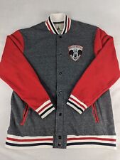 Disney Jacket Mickey Mouse Club Varsity Mens Large Gray picture