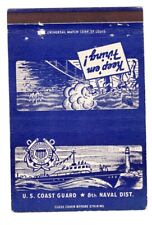 Matchbook: U.S. Coast Guard, 8th Naval District - New Orleans, Louisiana picture