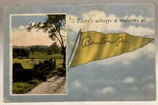 Yellow Pennant, There Always A Welcome at Benton PA Pennsylvania Postcard picture