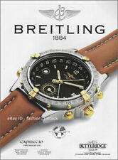 Vintage BREITLING Watches 1-Page Magazine PRINT AD 1991 Duograph picture