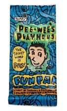 1988 Topps Pee-Wee’s Playhouse 'Fun Pak' New Sealed Card Pack 80s Vintage Retro picture