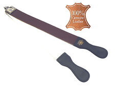 Professional Barber Leather Strop Straight Razor Sharpening Shaving Strap NEW picture