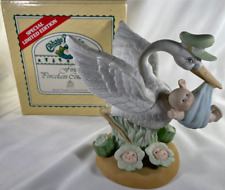 Vintage Cabbage Patch Kids 'Special Delivery' Stork w/Baby Boy 1985 Collectible picture