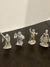 Lot of 4 Vintage Medieval Fantasy Pewter Miniature Figures picture