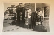 Lot~21 Vintage Black & White Photos~1920s-'60s Folks by Cars~Gas Station~Hawaii+ picture