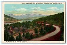 1955 Looking East Summit Tennessee Pass Mt Massive Denver Colorado CO Postcard picture