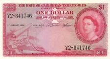 British Caribbean Territories - 1 Dollar - P-7c - 1958 Dated Foreign Paper Money picture