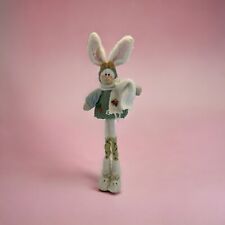 Melissa Ann AM Creations Tall 15” Fabric Bunny Rabbit Folk Art Figurine HTF picture