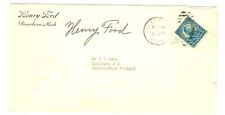 SCARCE 1930 HENRY FORD SIGNED ENVELOPE,  AUTOGRAPH picture