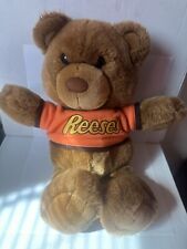 Hershey Food Vtg Reese's BUDDY NUT Plush Teddy Bear 1987 Heartline Graphics Int picture