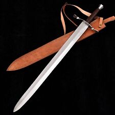 Custom Designed 39 Inches long Handmade J2 Steel Full Tang Medieval Sword picture