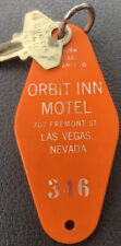 Vintage Orbit Inn Motel Room Key & Fob Las Vegas Nevada #346/316 picture