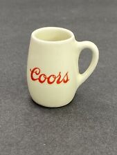 Vintage Coors Mug Mini Beer Cup w/ Handle 1960's Bar Decor picture