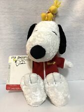 Vintage Large 24” Macy's Snoopy in Red Hoodie & Woodstock Plush Displayed Only  picture