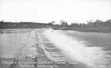 Canal C-1910 Farm Agriculture RPPC Photo Postcard Merced California 20-13916 picture