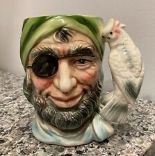 Ceramic Pirate Head with Bird Handle - Theme Stein Mug picture