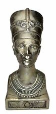 Queen Nefertiti BC God Fertility Pharaonic Metallic Egyptian Statue picture