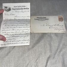 Antique Post Civil War 1866 Letter: Boy’s Father Killed 2 Years ago in the Army picture