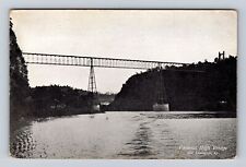 Lexington KY-Kentucky, Famous High Bridge Over The KY River, Vintage Postcard picture