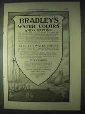 1922 Bradley's Water Colors and Crayons Ad picture