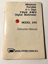 Mini Portable 4 1/2 Digit TRUE RMS Digital Multimeter Model 248 Manual picture