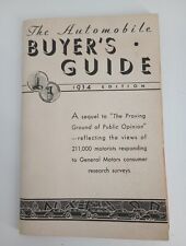 Vtg 1934 Edition The Automobile Buyers Guide General Motors Detroit. Awesome  picture