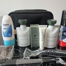 NEWEST Emirates Airline Men Amenity Travel Kit Business Class Bvlgari 2023 picture