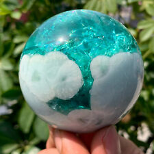 370G Beautiful sea grain stone quartz crystal ballsphere healing picture