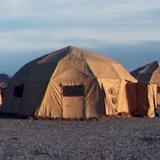HUGE 31x27x14 US Military Shelter HDT BaseX Dome 6D31 Tent FAST 15 MIN SETUP #18 picture