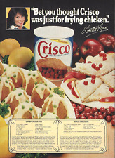 1983 Crisco Loretta Lynn Shrimp Croquettes Apple Turnovers vintage Print AD picture