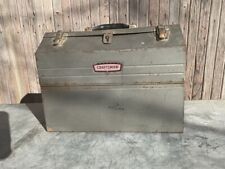 Vintage Sears Craftsman #6536 Cantilever Hip Roof Tool Box 18 X 13 X 10 picture