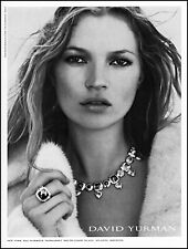 2004 Kate Moss photo David Yurman Women's pendant Necklace retro print ad ads30 picture
