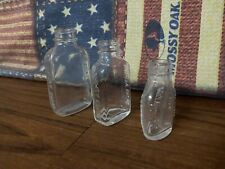 Vintage Glass Bayer Aspirin Jar Lot Of 3 picture