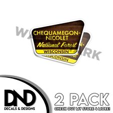 Chequamegon–Nicolet National Forest Decals Wisconsin 4