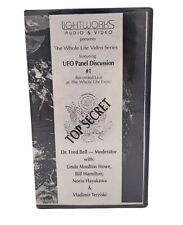 Vintage Lightworks UFO Panel Discussion #1 VHS Tape Sealed Whole Life Video 1992 picture
