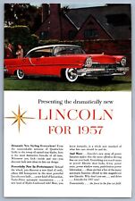 Vintage 1950s Advertisement Lincoln For 1957 Luxury Vehicles 10x7 picture