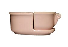 Vintage Camark USA Pottery 830 Pink Retro Nesting Creamer Sugar Set picture