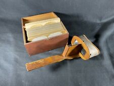 Antique Victorian Stereoscope Stereo Photo Viewer with  Scenic Cards picture