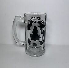 Braum’s Root Beer Float Glass Mug Frost Before Serving Cow Spots Ice Cream Mug picture