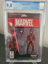 UNSTOPPABLE WASP #1 CGC 9.8 GRADED MARVEL COMICS ACTION FIGURE VARIANT COVER picture