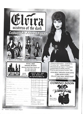 1998 Action Figure PRINT AD ART Elvira Mistress Of The Dark Horror Movie TV Show picture