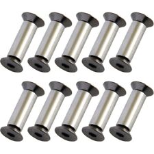 10pcs Knife Handle Bolt Rivets Scale Screw Fastener Nut Flat Hex Head Knives USA picture